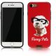 Telefon tok, iPhone 7 Plus / 8 Plus hátlaptok, kutya mintás, piros, Remax RM-1647