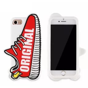   iPhone 7 Plus / 8 Plus szilikon tok, hátlaptok, telefon tok, cipő alakú, piros, Remax RM-1646