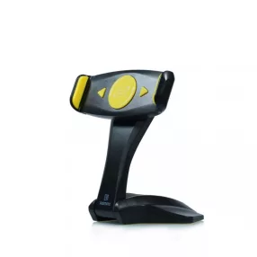   Remax RM-C16 360 fokban elfordítható asztali tablettartó fekete-sárga 7"-15"