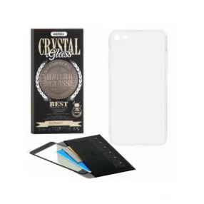   iPhone 7 Plus / 8 Plus PET fólia, előlapi, 3D, hajlított, fekete kerettel, Remax GL-08