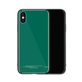 iPhone X / XS hátlaptok, telefon tok, zöld, Remax RM-1653