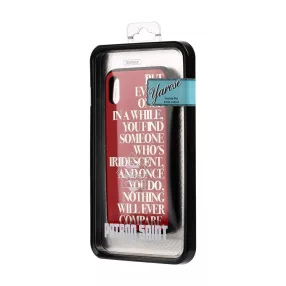 iPhone X / XS hátlaptok, telefon tok, piros, Remax RM-1660