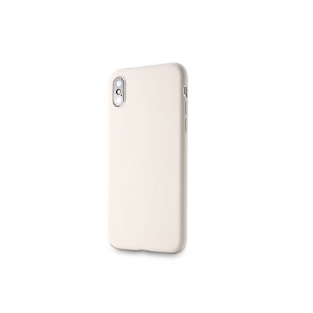 iPhone X / XS szilikon tok, hátlaptok, telefon tok, matt, fehér, Remax RM-1661