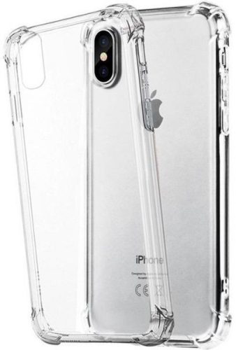 Telefon tok, iPhone XS Max hátlaptok, erősített sarokkal, átlátszó, Remax RM-1667