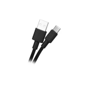   USB-C (Type-C) adatkábel, töltőkábel, USB-USB-C, fekete, 2A 1m, Hoco X29