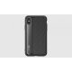 Telefon tok, iPhone X / XS hátlaptok, karbon mintás, fekete, Dotfes G06