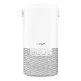   Dotfes bluetooth hangszóró, vezeték nélküli hangszóró, lámpa, fehér, Dotfes H05