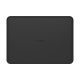 Dotfes L03 fekete PU bőr prémium beledugós laptop táska (MacBook Pro / Air 15")