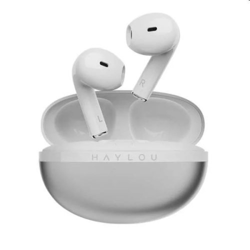 Haylou vezeték nélküli fülhallgató, stereo bluetooth headset töltőtokkal, TWS, ezüst, Haylou X1 2023