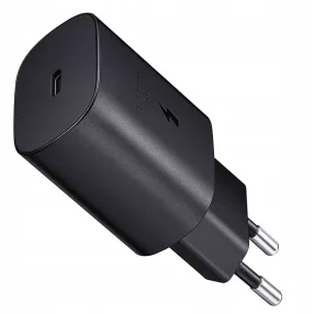   Samsung EP-TA800EBE 25W USB-C gyorstöltő hálózati adapter telefon töltő, fekete, gyári