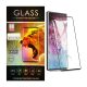 Samsung Galaxy Note 10 SM-N970 üvegfólia, tempered glass, előlapi, 3D, edzett, hajlított, újjlenyomat olvasónál kivágott, fekete kerettel