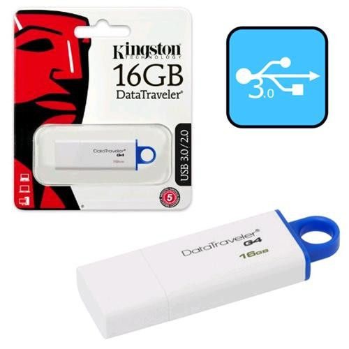 Kingston G4 16GB USB 3,1 3,0 pendrive artisjus matricával