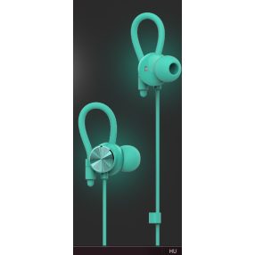   Letang LT-EJ-16 zöld hangerőszabályzós headset, fülhallgató 