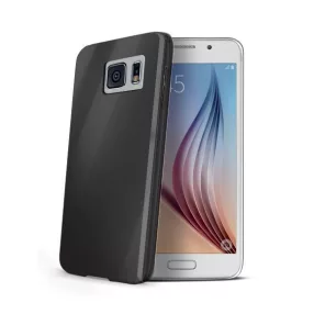   Samsung Galaxy S6 szilikon tok, hátlaptok, telefon tok, füst színű, Celly Gelskin