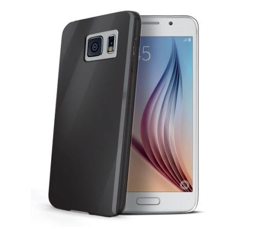 Samsung Galaxy S6 szilikon tok, hátlaptok, telefon tok, füst színű, Celly Gelskin