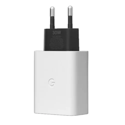  Google hálózati Type-C gyors töltőfej, 30W, gyári, fehér (csomagolás nélküli)