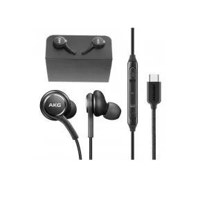   Samsung EO-IC100BBE fekete AKG gyári headset, fülhallgató Type-C csatlakozóval