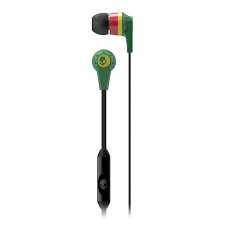 Skullcandy S2IKDY-102 zöld-sárga sztereo headset fülhallgató 3,5mm jack csatlakozóval