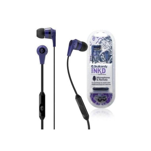 Skullcandy S2IKDY-043 lila sztereo headset fülhallgató 3,5mm jack csatlakozóval