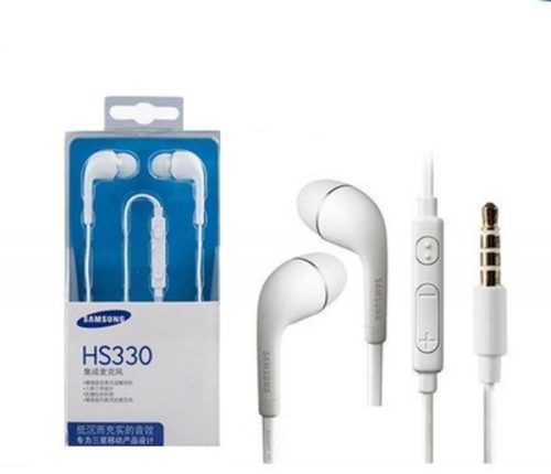 Samsung EO-HS3303 fehér gyári csomagolt hangerőszabályzós stereo headset, fülhallgató