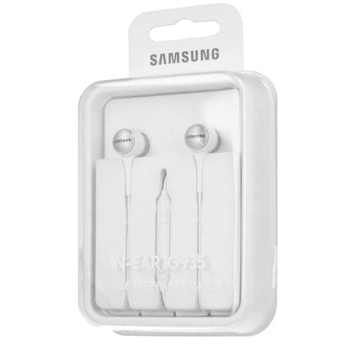 Samsung EO-IG935BW fehér gyári vezetékes (3,5mm jack) stereo headset, fülhallgató csomagolt