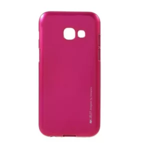   Samsung Galaxy A3 2017 szilikon tok, hátlaptok, telefon tok, pink, Mercury I-Jelly Metal