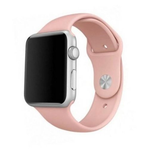 Mercury okosóra szilikon szíj, rózsaszín, Apple Watch 4/5/6/7/SE 42/44/45mm