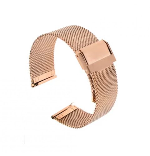 Colmi okosóra szíj, fém, rose gold, 22mm, Milan Buckle Strap