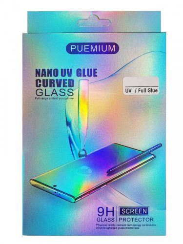 Samsung Galaxy S20 FE / S20 FE 5G üvegfólia, tempered glass, előlapi, UV, edzett, hajlított, Puemium