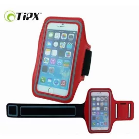   Telefon tok, futó tok karpánt tok, piros, iPhone 6 / 6S / 7 / 8 / SE 2020 4,7 col