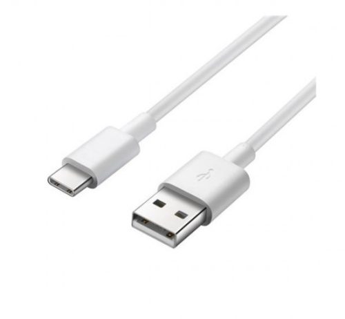 USB-C (Type-C) adatkábel, töltőkábel, USB-USB-C, gyári, fehér, Xiaomi