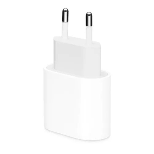 Apple gyári 20W USB-C PD gyorstöltő hálózati adapter telefon töltő, fehér, MUVV3ZM/A A2347