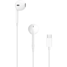   Apple EarPods USB-C vezetékes fülhallgató mikrofonnal telefonhoz, gyári, fehér, A3046 MYQY3ZM/A