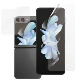   Samsung Galaxy Z Flip5 5G hidrogél fólia belső kijelzőre + edzett üvegfólia külső kijelzőre