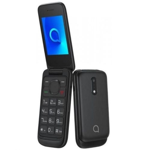 Alcatel 2053x mobiltelefon, fekete (Volcano black), kártyafüggetlen, magyar menüs