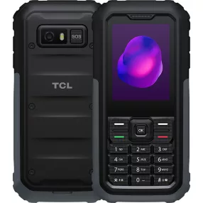   TCL 3189D 4G mobiltelefon, IP68, Dual SIM, SOS gomb, strapabíró, magyar menü, kártyafüggetlen – sötétszürke
