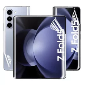   Samsung Galaxy Z Fold5 5G hidrogél fólia szett előlapi + belső + hátlapi teljes védelem