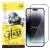 iPhone 14 Pro Max üvegfólia, tempered glass, előlapi, 9D, edzett, hajlított, fekete kerettel