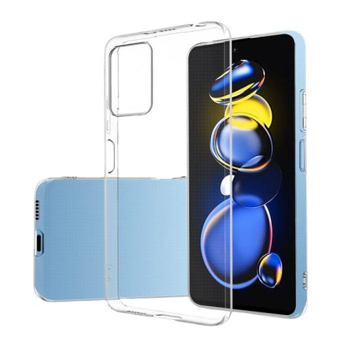 Xiaomi Poco X4 GT 5G szilikon tok, hátlaptok, telefon tok, vékony, átlátszó, 1mm