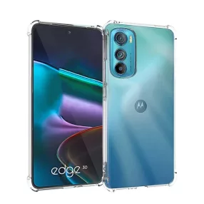   Motorola Edge 30 5G szilikon tok, hátlaptok, telefon tok, erősített sarkokkal, átlátszó, Anti Shock, 1.5mm
