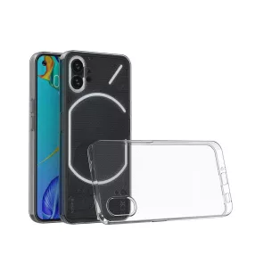   Nothing Phone (1) szilikon tok, hátlaptok, telefon tok, vékony, átlátszó, 1mm