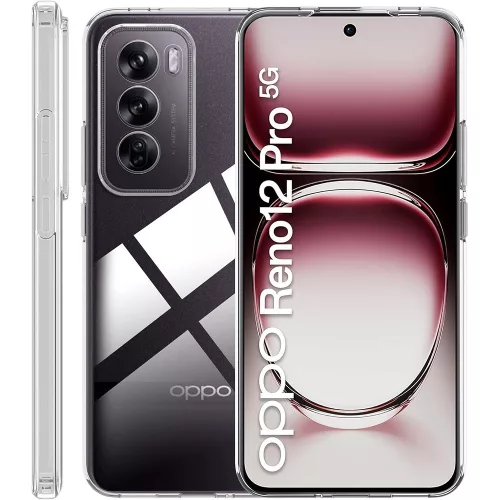 Oppo Reno12 Pro 5G szilikon tok, hátlaptok, telefon tok, vékony, átlátszó, 1mm