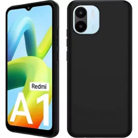   Xiaomi Redmi A1 / Redmi A2 szilikon tok, hátlaptok, telefon tok, matt, fekete