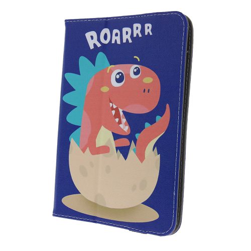 Univerzális 9-10 colos tablet könyvtok, mappa tok, dinoszaurusz mintás, Dino Roar