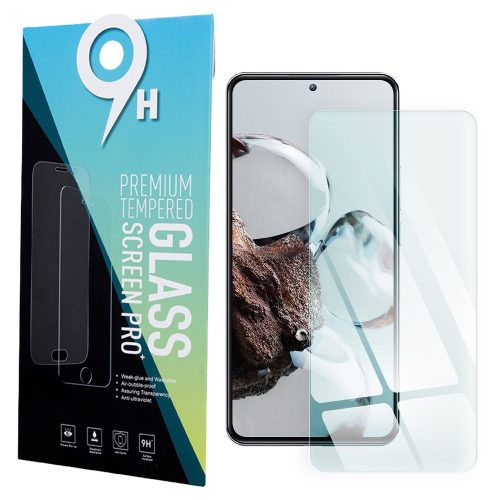 Xiaomi 12T 5G / 12T Pro 5G üvegfólia, tempered glass, előlapi, edzett, 9H, 0.3mm