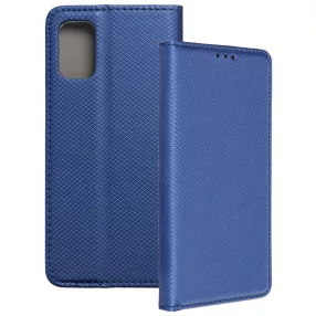   Motorola Moto E22 / E22i könyvtok, fliptok, telefon tok, mágneszáras, bankkártyatartós, sötétkék