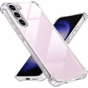   Samsung Galaxy S23 5G szilikon tok, hátlaptok, telefon tok, erősített sarkokkal, átlátszó, Anti Shock, 1.5mm