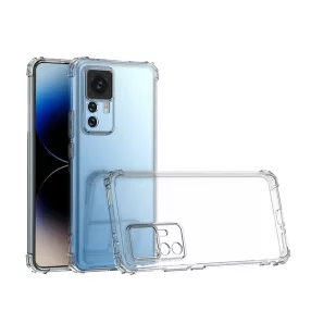   Xiaomi 12T 5G / 12T Pro 5G szilikon tok, hátlaptok, telefon tok, erősített sarkokkal, átlátszó, Anti Shock, 1.5mm