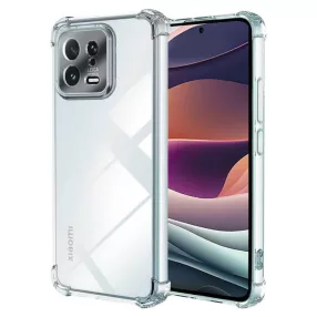   Xiaomi 13 5G szilikon tok, hátlaptok, telefon tok, erősített sarkokkal, átlátszó, Anti Shock, 1.5mm