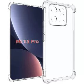   Xiaomi 13 Pro 5G szilikon tok, hátlaptok, telefon tok, erősített sarkokkal, átlátszó, Anti Shock, 1.5mm